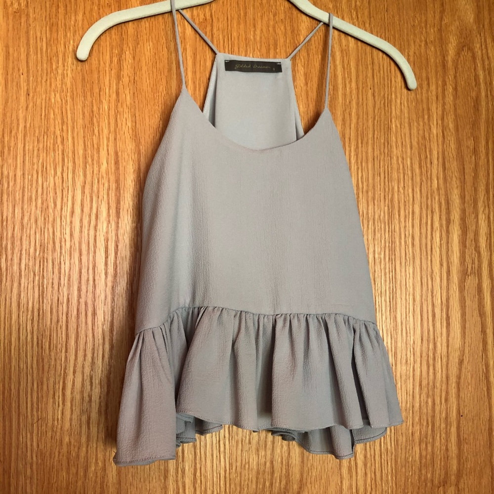 ruffle tank top